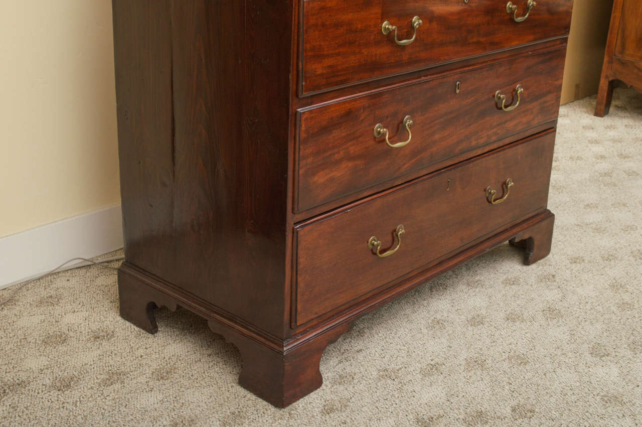 George III Period Mahogany Chest on Chest 3